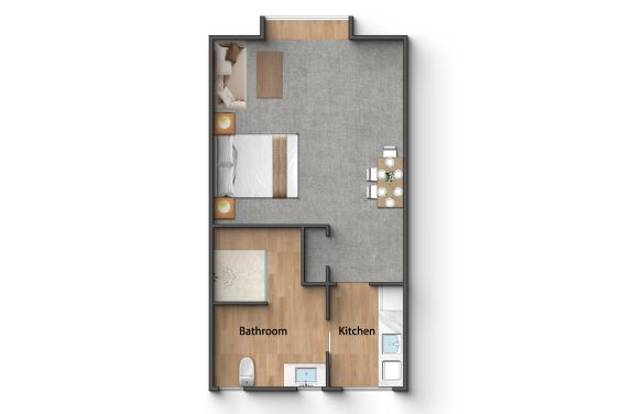 Studio floor plan